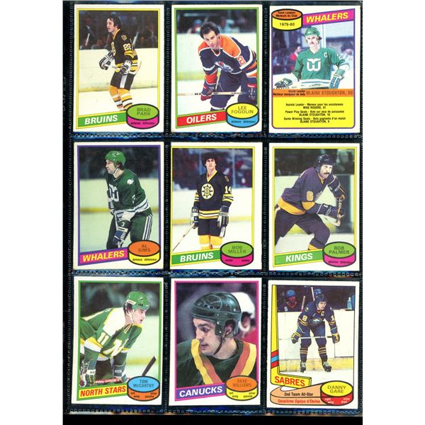 1980-81 OPC O-Pee-Chee Lot Of 9 Vintage Cards Various Teams & Players