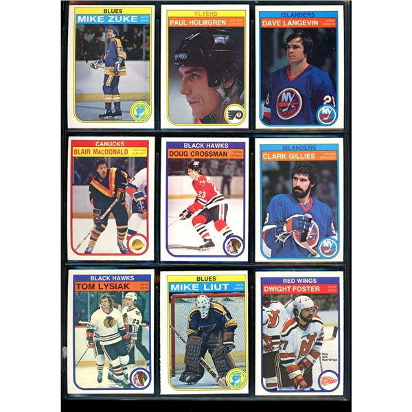 1982-83 OPC O-Pee-Chee Lot Of 9 Vintage Cards Various Teams & Players