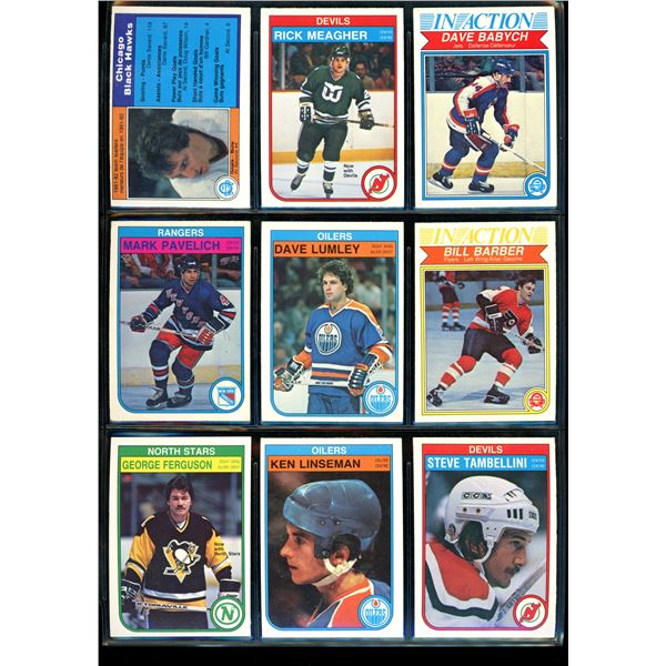 1982-83 OPC O-Pee-Chee Lot Of 9 Vintage Cards Various Teams & Players