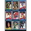 Image 1 : 1989-90 OPC O-Pee-Chee Lot Of 9 Vintage Cards Various Teams & Players