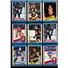 Image 1 : 1989-90 OPC O-Pee-Chee Lot Of 9 Vintage Cards Various Teams & Players