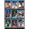 Image 1 : 1989-90 OPC O-Pee-Chee Lot Of 9 Vintage Cards Various Teams & Players