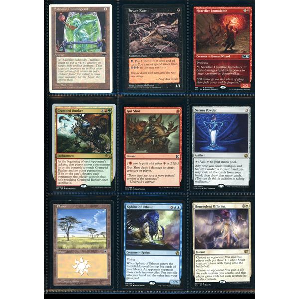 Lot Of 9 Various Magic The Gathering Cards Various Sets & Colors