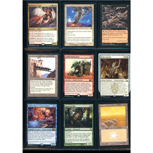 Lot Of 9 Various Magic The Gathering Cards Various Sets & Colors