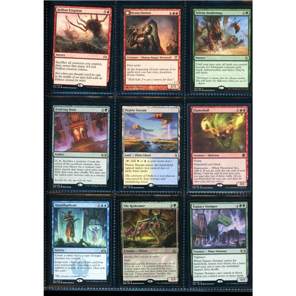 Lot Of 9 Various Magic The Gathering Cards Various Sets & Colors