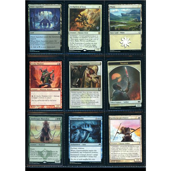 Lot Of 9 Various Magic The Gathering FOIL Cards Various Sets & Colors