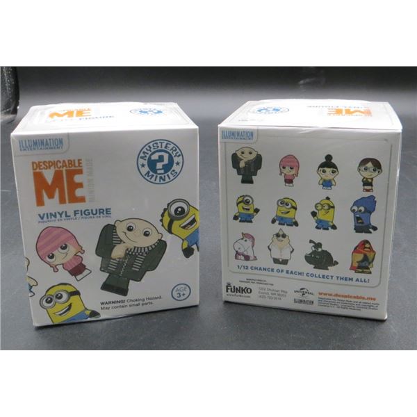 2 New Despicable Me Minions Mystery Mini Figures Sealed