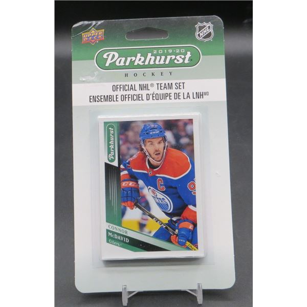 2019-20 Parkhurst Edmonton Oilers Team Set Connor McDavid