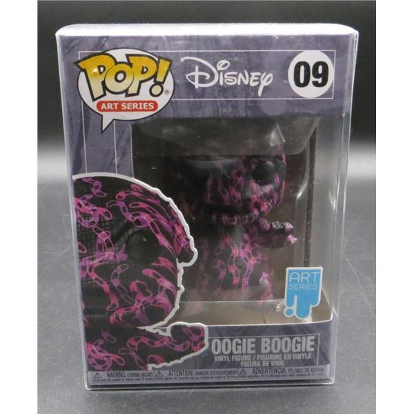 New Funko Pop Disney Art Series Oogie Boogie #09 BV $30 With Soft Pop Protector