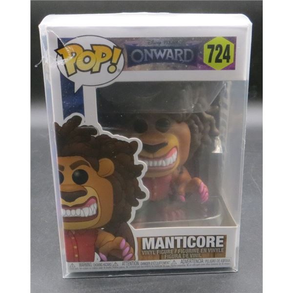 New Funko Pop Onward Manticore #724 With Soft Pop Protector