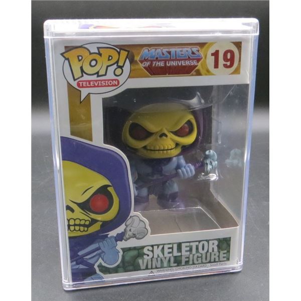 New 2013 Funko Pop Masters Of The Universe Skeletor #19 With Hard Pop Protector BV $150