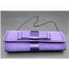 Image 1 : Silk Fabric Clutch Evening Purse With Short Shoulder Chain