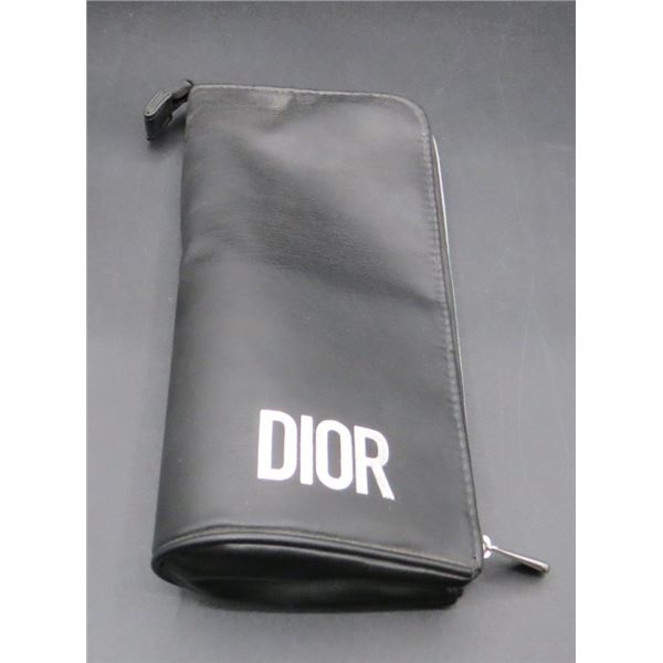 Christian Dior Makeup Brush Case Holder Black Beauty Bag