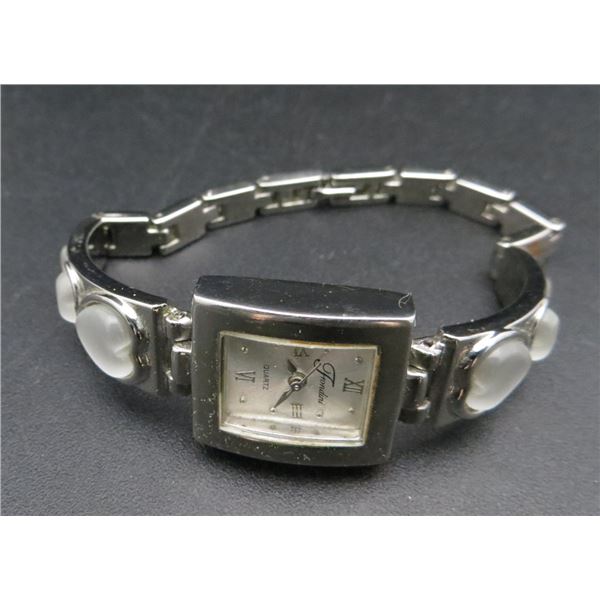 Ladies Stainless Steel Watch With Hearts