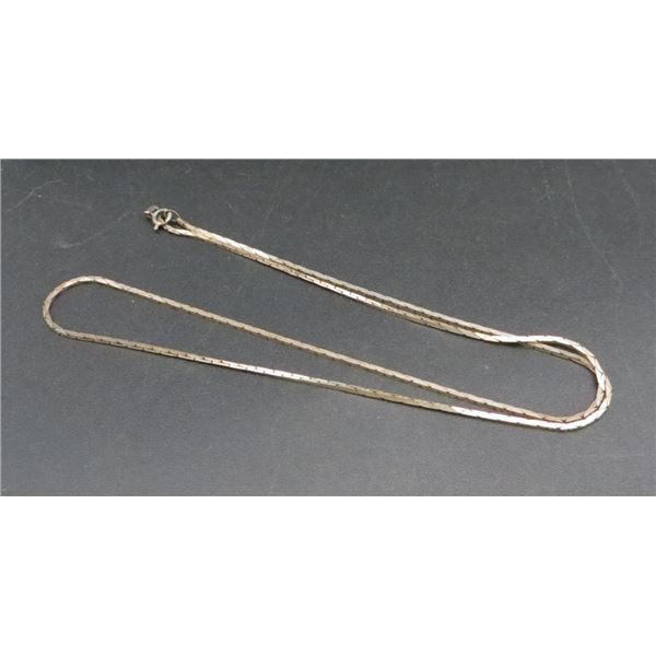 24" Long .925 Italy Silver Chain (Weighs 8 Grams)