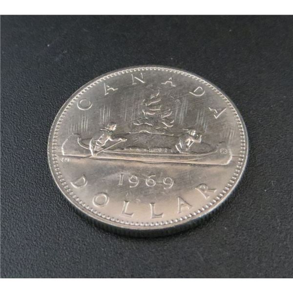 1969 Canadian $1 Dollar Coin