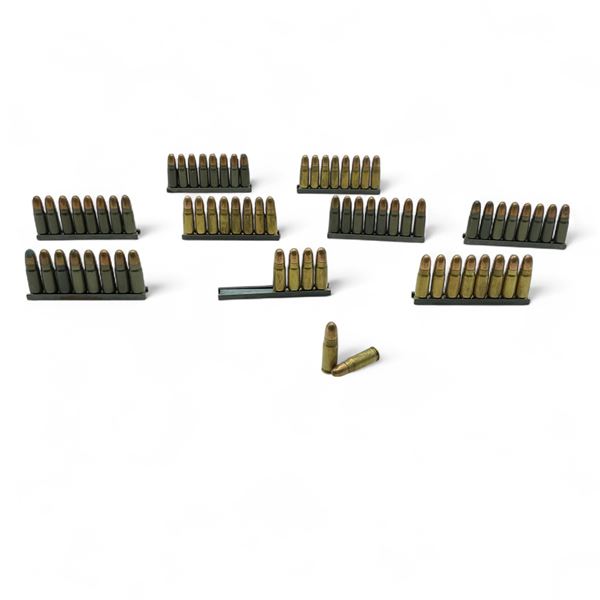 7.62x25 Ammunition on Stripper Clips X 70 Rounds