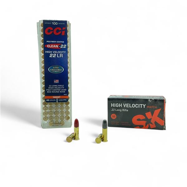 Assorted .22 LR Ammunition, 149 Rounds