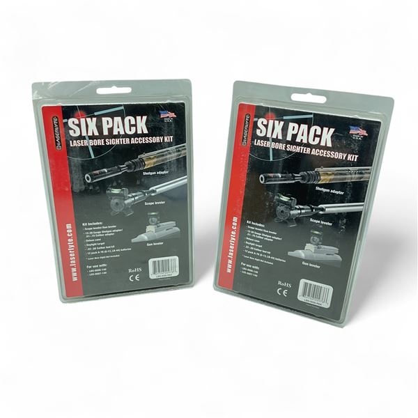 Laserlyte Six Pack Laser Bore Sighter Accessory Kit X 4