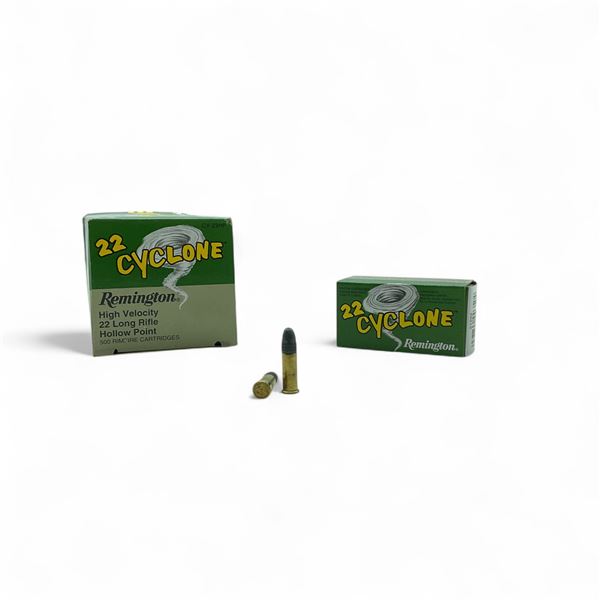 Remington 22 Cyclone, .22 LR, 36 Grain HP High Velocity Ammunition, 500 Rounds