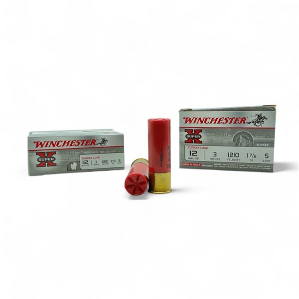 Winchester Super X Turkey Load 12 Ga, 3", 1-7/8 oz, #5 Shot Ammunition, 20 Rounds