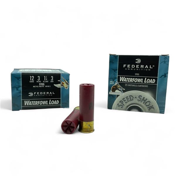Federal Waterfowl Load 12 Ga, 3", 1-1/4 oz, #3 Shot Ammunition, 50 Rounds