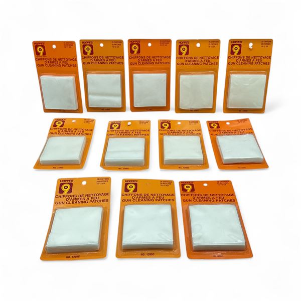 Hoppe's Shotgun Cleaning Patches for 16 - 12 Gauge, 25 Pack X 12 Qty