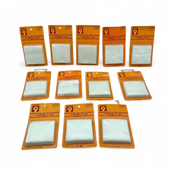 Hoppe's Shotgun Cleaning Patches for 16 - 12 Gauge, 25 Pack X 12 Qty