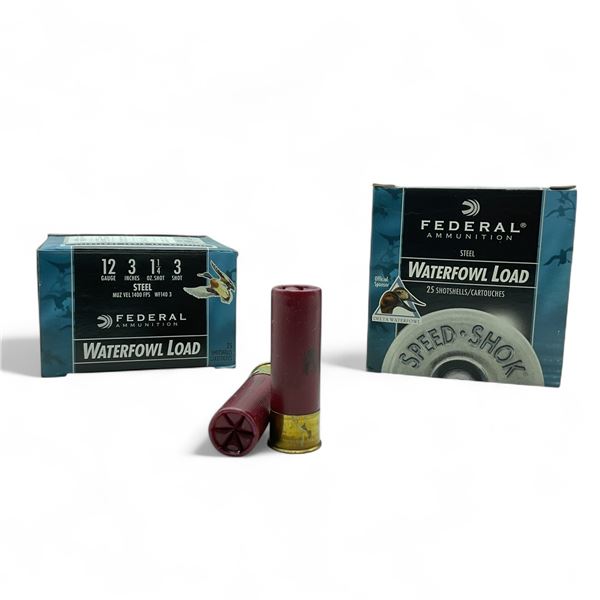 Federal Waterfowl Load 12 Ga, 3", 1-1/4 oz, #3 Shot Ammunition, 50 Rounds