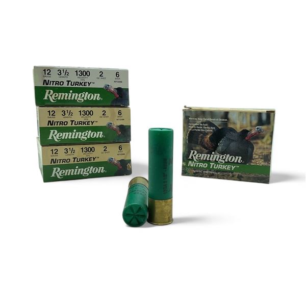 Remington Nitro Turkey 12 Ga, 3-1/2", 2 oz, #6 Shot Ammunition, 40 Rounds