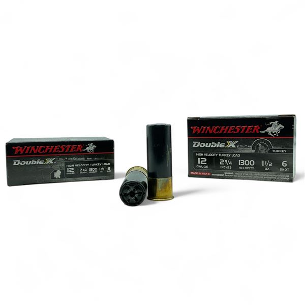 Winchester Double X High Velocity Turkey Load 12 Ga, 2-3/4", 1-1/2 oz, #6 Shot Ammunition, 20 Rounds
