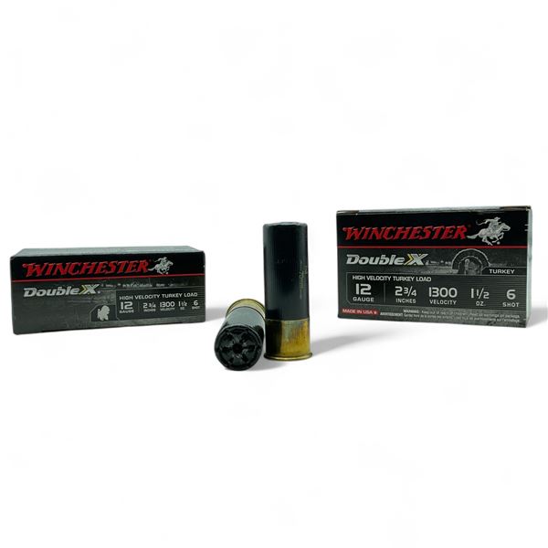 Winchester Double X High Velocity Turkey Load 12 Ga, 2-3/4", 1-1/2 oz, #6 Shot Ammunition, 20 Rounds