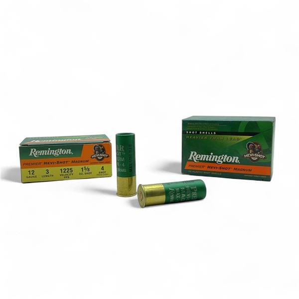 Remington Premier Hevi-Shot Magnum 12 Ga, 3", 1-5/8 oz, #4 Shot Ammunition, 20 Rounds