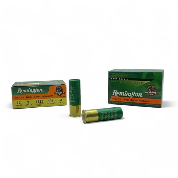 Remington Premier Hevi-Shot Magnum 12 Ga, 3", 1-5/8 oz, #4 Shot Ammunition, 20 Rounds