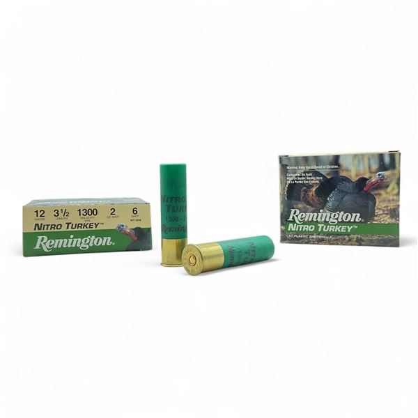 Remington Nitro Turkey 12 Ga, 3-1/2", 2 oz, #6 Shot Ammunition, 20 Rounds