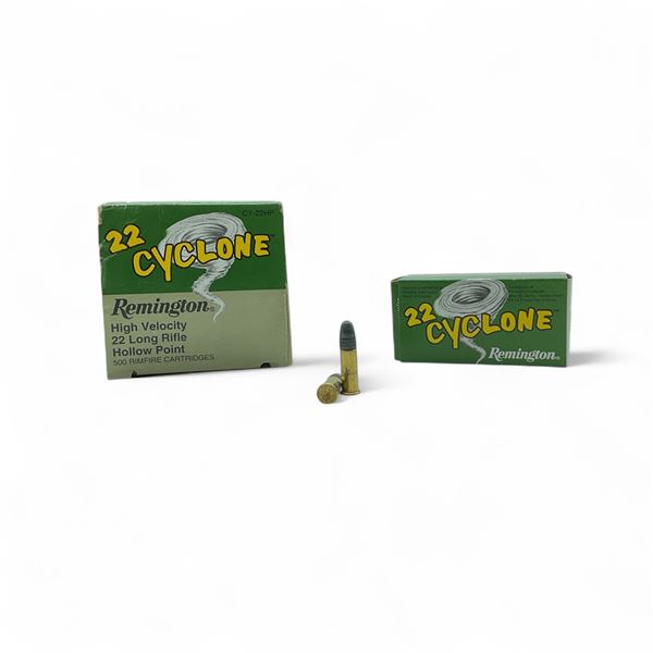 Remington 22 Cyclone, .22 LR, 36 Grain HP High Velocity Ammunition, 500 Rounds