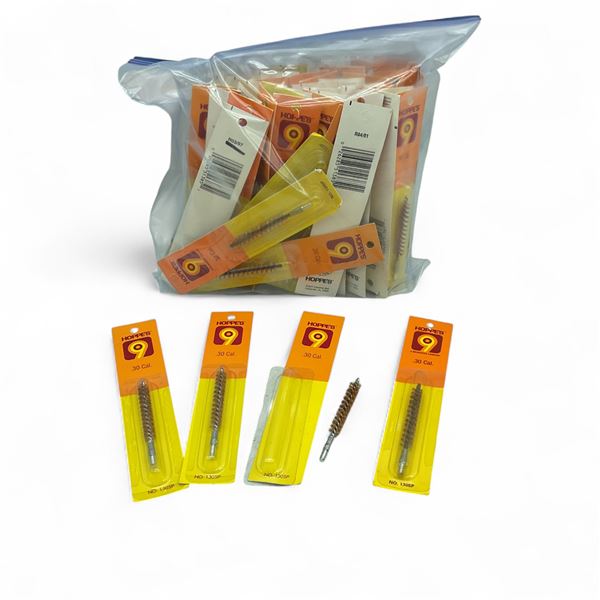 Hoppe's Bronze Cleaning Brushes for 30 Cal, 50 Qty