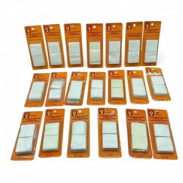 Hoppe's Gun Cleaning Patches for 270 Cal to 35 Cal 50 Pk X 20