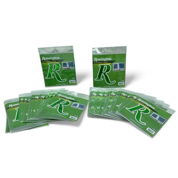 Remington 'R' Decals in Green, 50 Qty