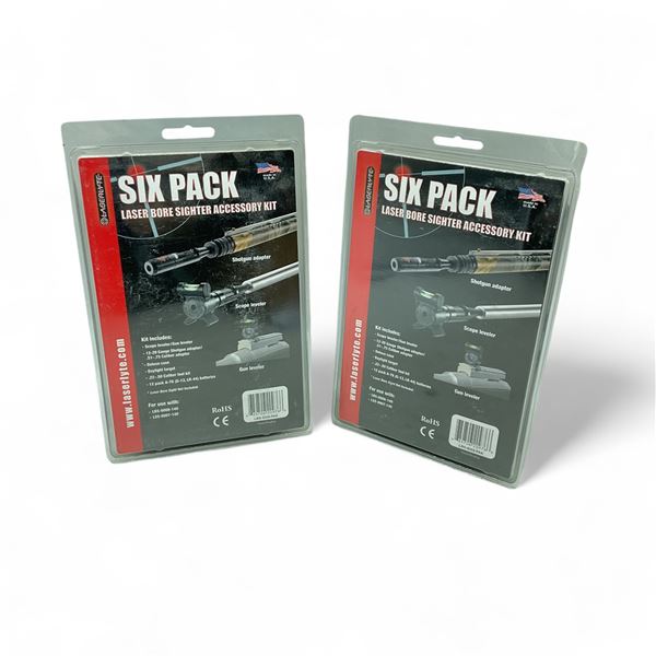 Laserlyte Six Pack Laser Bore Sighter Accessory Kit X 2