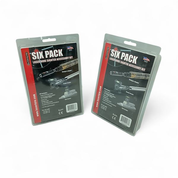Laserlyte Six Pack Laser Bore Sighter Accessory Kit X 2