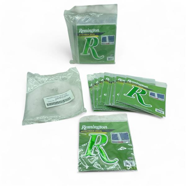 Remington 'R' Decals, Green 50 Qty