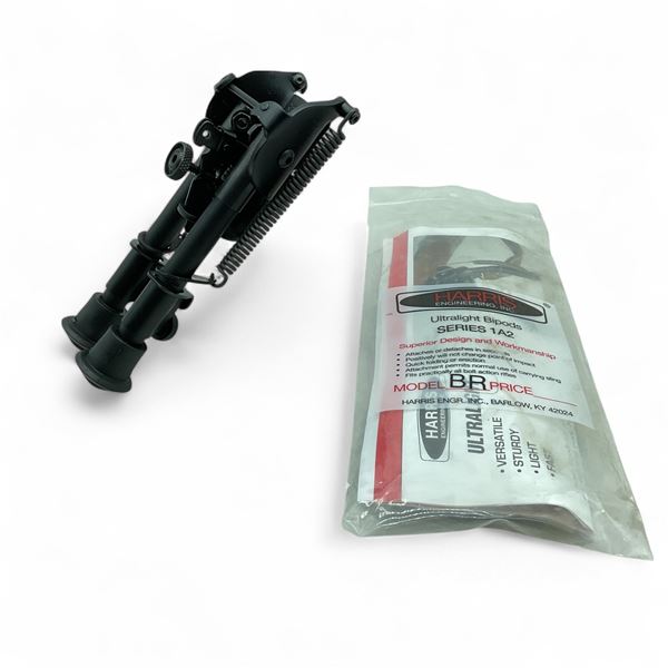 Harris Sling Swivel Mounted Series 1A2 Ultralight Model BR Bipod, New