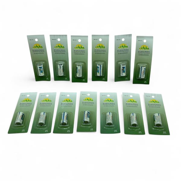 Parklands 3V Lithium Batteries X 12 Qty
