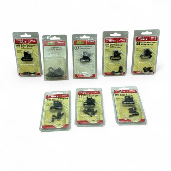 Uncle Mike's QD Super Swivels for Ruger No 3, 10/22 and 44 Mag Rifles X 6 and Parklands Rem 870