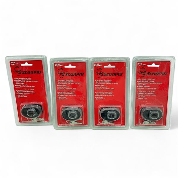 Scorpio Keyed Alike Trigger Locks X 4 Qty