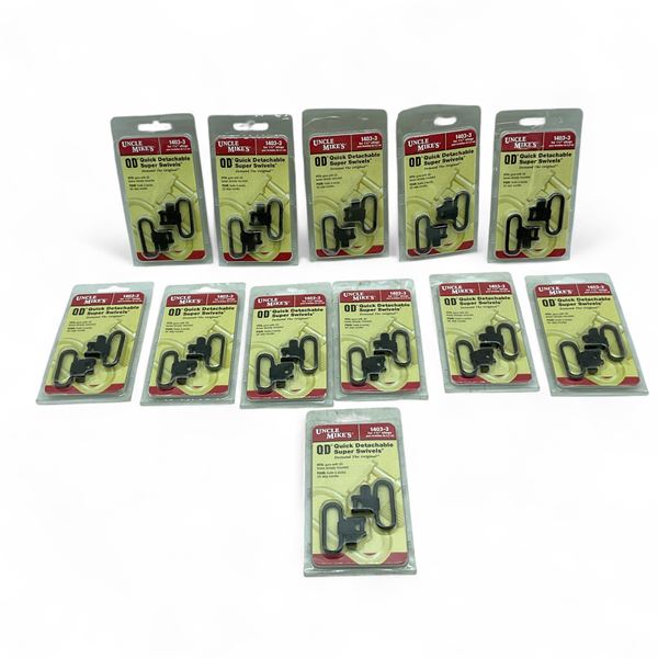 Uncle Mike's QD Super Swivels for Guns with QD Bases Already Mounted X 12 Qty