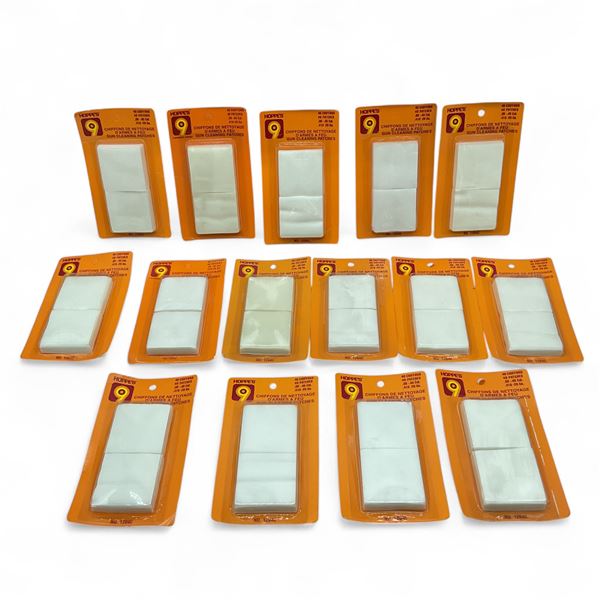 Hoppe's Gun Cleaning Patches for 38 - 45 Cal and 410 - 20 Ga 40 Packs X 15 Qty