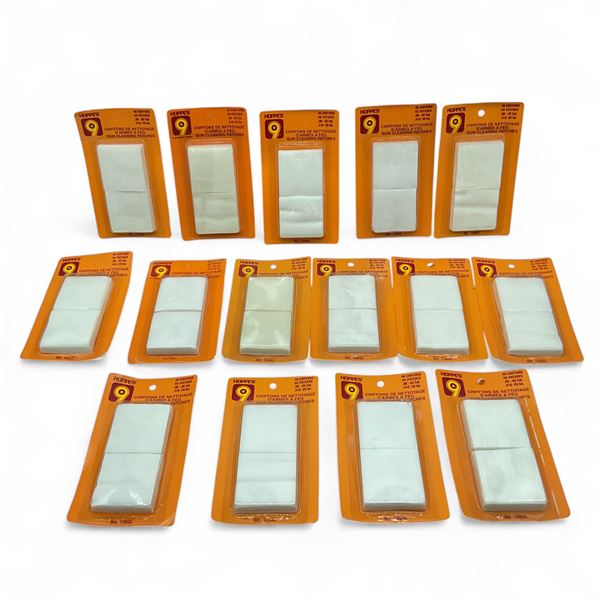 Hoppe's Gun Cleaning Patches for 38 - 45 Cal and 410 - 20 Ga 40 Packs X 15 Qty