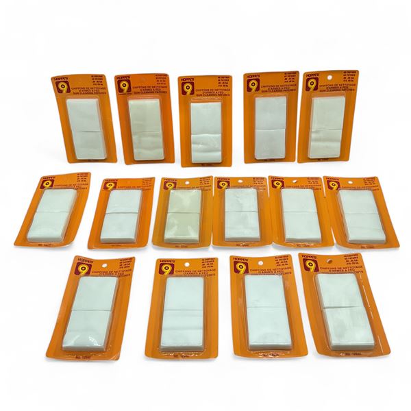Hoppe's Gun Cleaning Patches for 38 - 45 Cal and 410 - 20 Ga 40 Packs X 15 Qty
